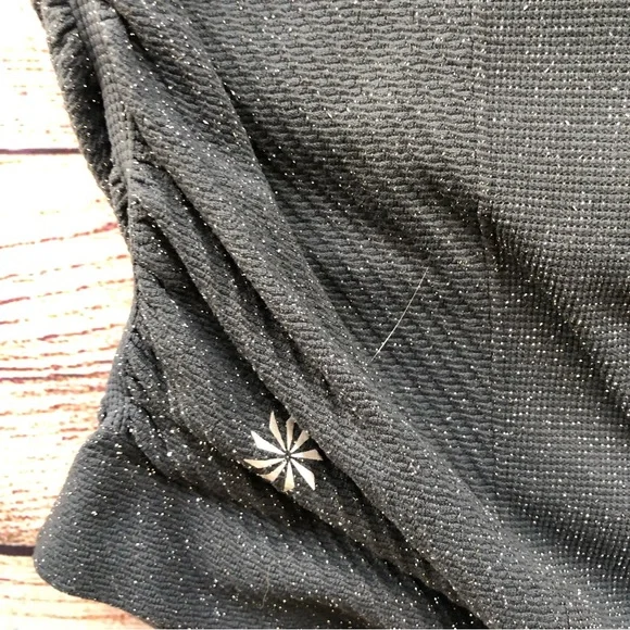 Athleta Speedlight Seamless Top in Shine Gray Size L - Picture 7 of 8